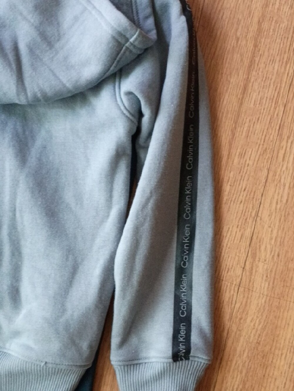 Calvin Klein Kids Sage Hoodie with Teal Joggers - Picture 6 of 7